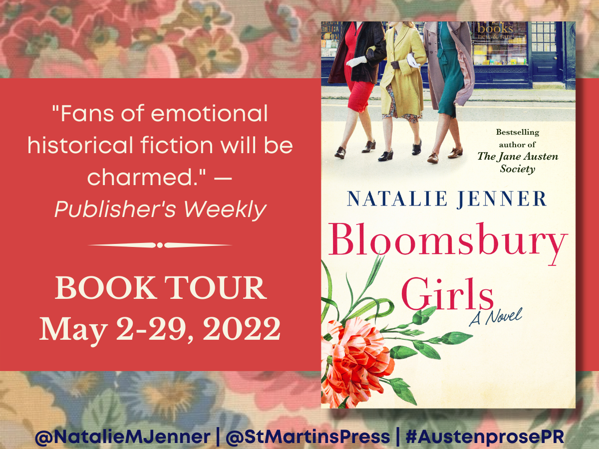 Blog Tour & Review: Bloomsbury Girls by Natalie Jenner (audio)