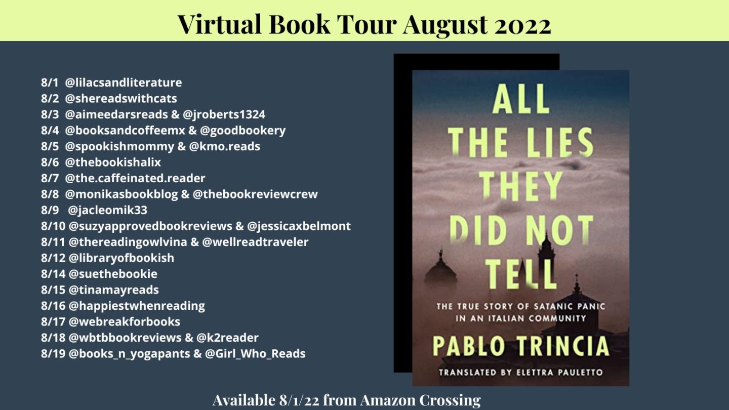 All the Lies They Did Not Tell by Pablo Trincia #blogtour #bookreview #audiobook