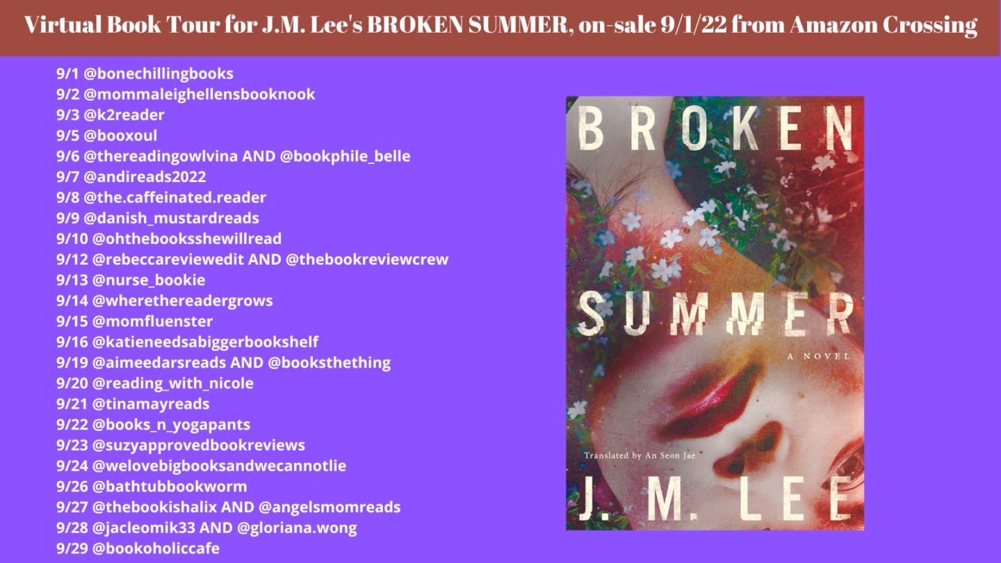 Broken Summer by J.M. Lee, translated by An Seon Jae #blogtour #bookfeature