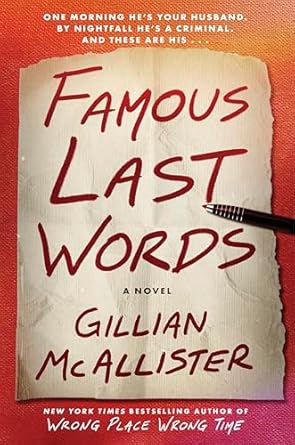 Famous Last Words by Gillian McAllister #bookreview #audiobook